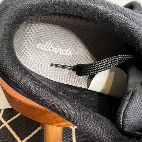 Allbirds Unisex Canvas Pacers Sneakers Black Size 8 Casual Eco-Friendly - Picture 8 of 13